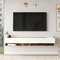 TV stolík/skrinka Freddie 9 (Borovica atlantic + Biela)