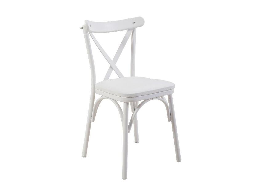 Set mobilier sufragerie Duvasa 6 (alb + stejar) (pentru 2 persoane)