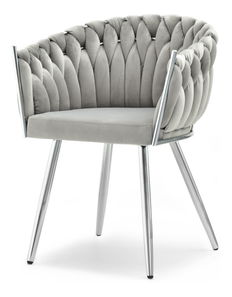 Étkezőszék Radio (szürke + ezüst)