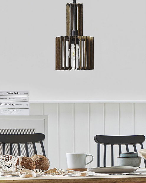 Függő lámpa NARRI (sötét fa)