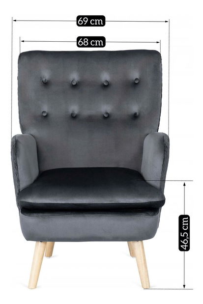 Fotoliu Saboteador (gri) 