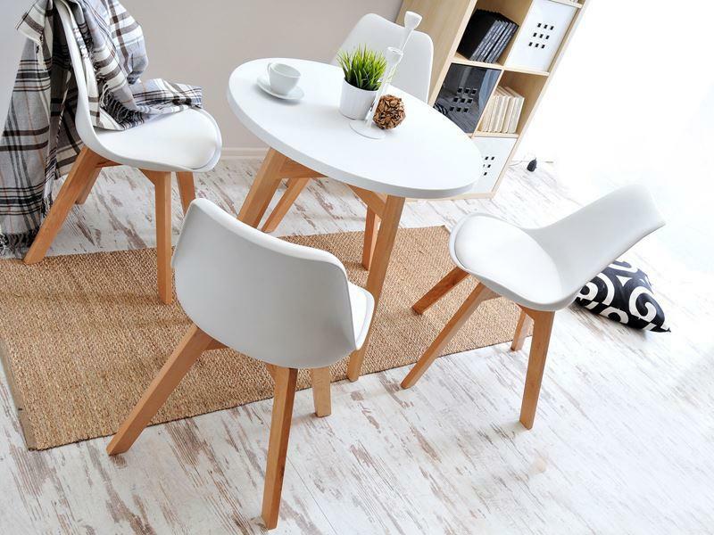 Stolica Large Wood (bijela + bukva)