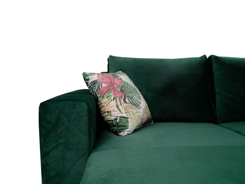 Rohová sedačka Misrin (zelená) (P)