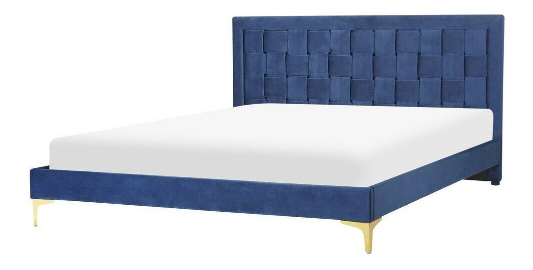 Bračni krevet 160 cm Linux (plava)