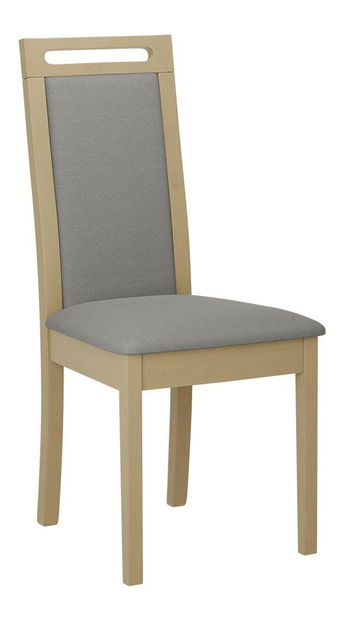 Scaun bucătărie Hellen VI (nuc + gri albastru)