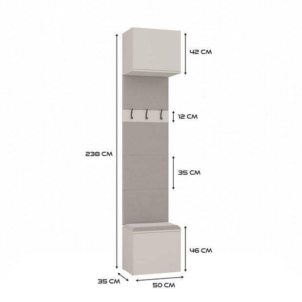 Set mobilier hol Hablemos 6 (cashmir)