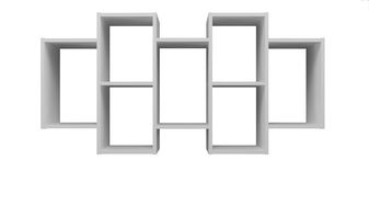 Zidna polica Batiscafo 1 (bijela)