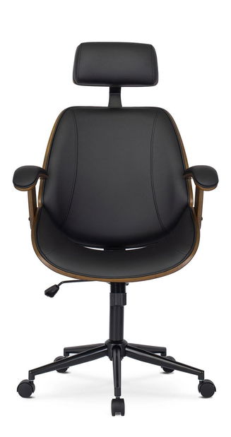 Fotoliu birou Fronterizos (nuc + negru) 