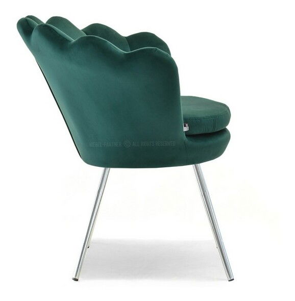Fotel Lasair (zöld + króm)