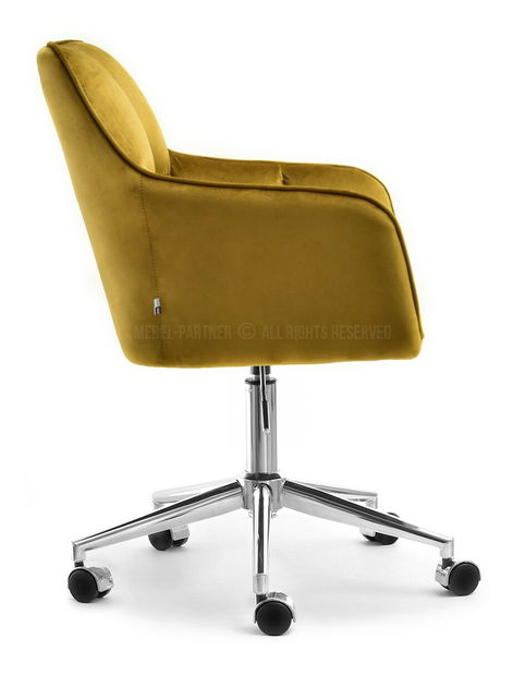 Kreslo Island (zlatá + čierna)