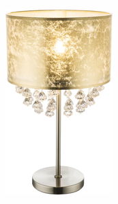 Stolové svietidlo Amy 15187T3 (klasické) (nikel + zlatá) *výpredaj