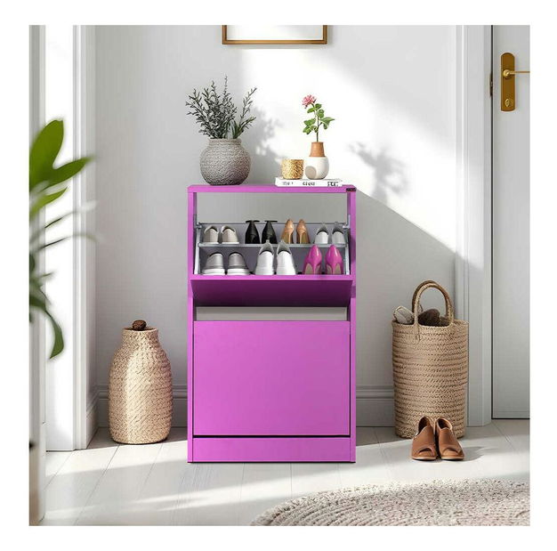 Cipőtároló (cipősszekrény) Tosina 2 (lila)