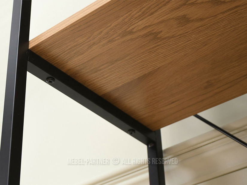 Regál Harp A (tölgy + fekete)