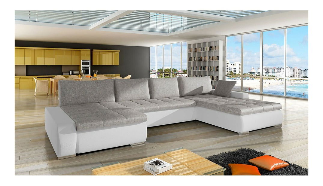 Sedacia súprava do U Carmine (ekokoža Soft 017 + Lawa 05)