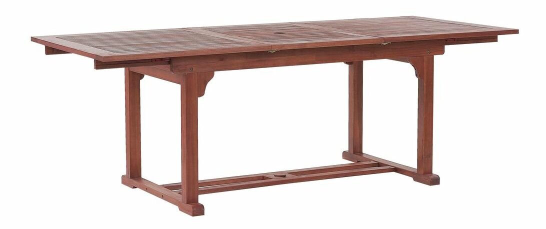 Masă de grădină extensibilă TRATORIA (roșu închis) (pentru 6 până la 8 persoane)