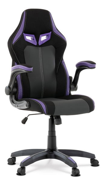 Fotoliu de birou/gaming Yzix-Y352-PUR (Negru + Violet)