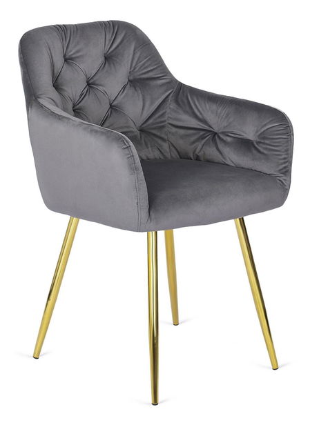 Jedálenská stolička Respaldar (sivá) 