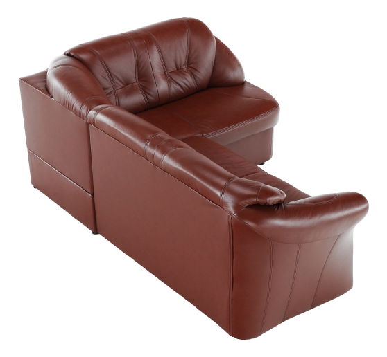 Bőr sarokkanapé Lamerton (P)