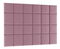Kárpitozott panel 24 db.  Quadra 240x180 cm (rózsaszín)
