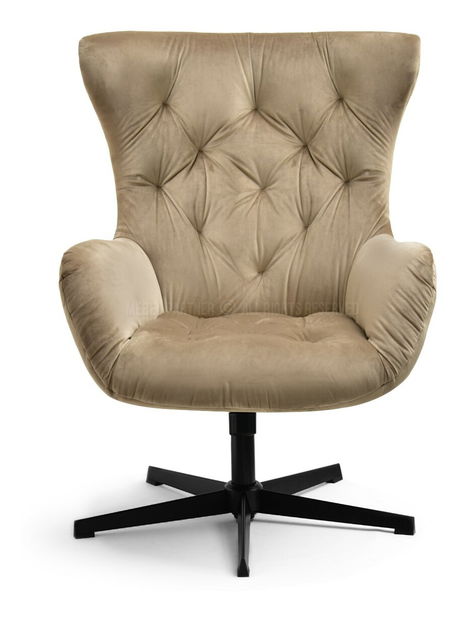 Fotoliu Aaron (bej + negru)