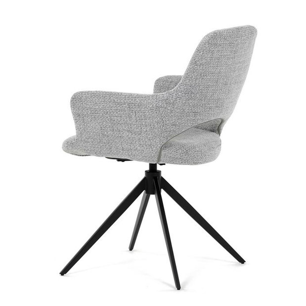 Jedálenská stolička Diamantal (sivá)