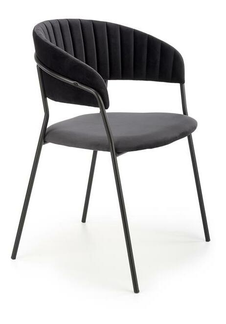 Jedálenská stolička Kepi (čierna)