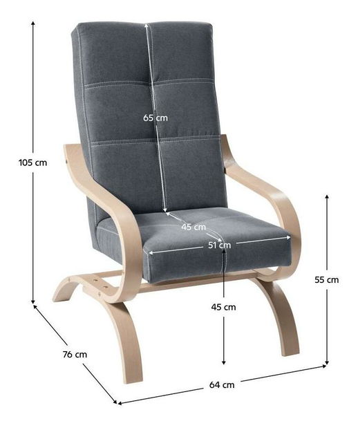 Fotoliu de relaxare- Tempo Kondela