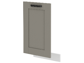 Vrata za ugradbenu perilicu posuđa Lucid ZM 446 x 713 (claygrey + bijela)