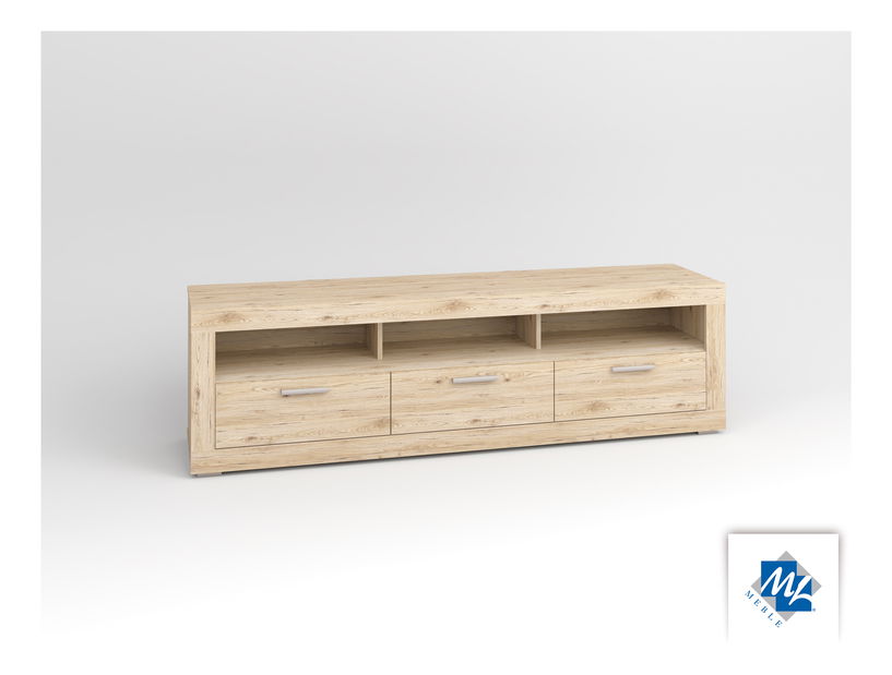 TV stolík/skrinka Modern 12 dub San Remo