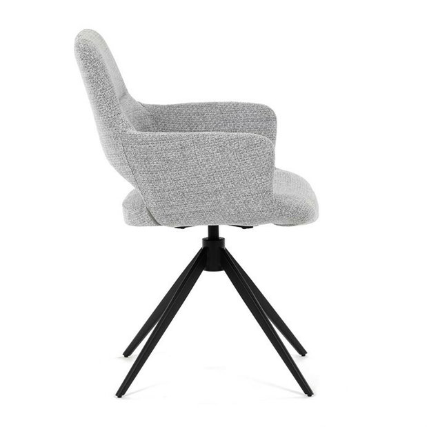 Jedálenská stolička Diamantal (sivá)