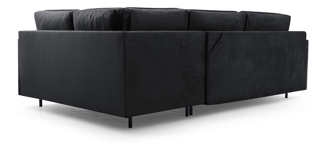 Kutna garnitura- Aliran (crna) (D)