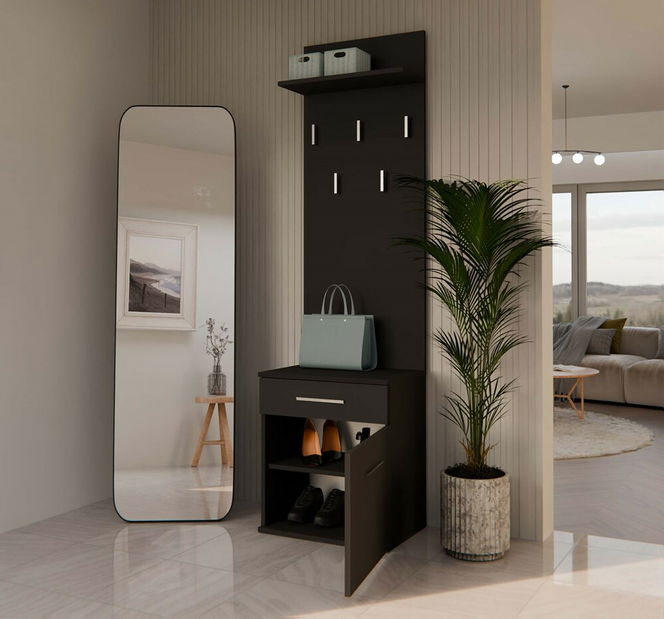 Set mobilier hol Dialogos 2 (negru)