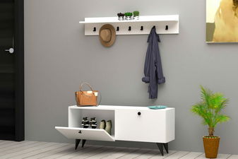 Set za predsoblje Rumal (bijela)