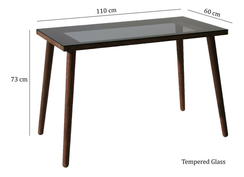 Masă PC Cyril (Nuc)