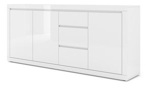 Komoda Belic 4 (biela lesklá)