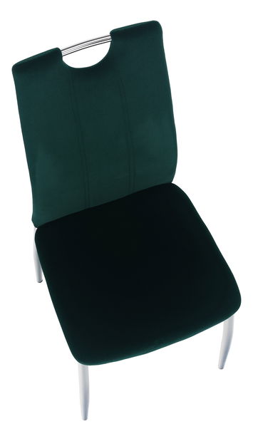 Scaun de sufragerie Don Juan NEW (smaragd + Crom)