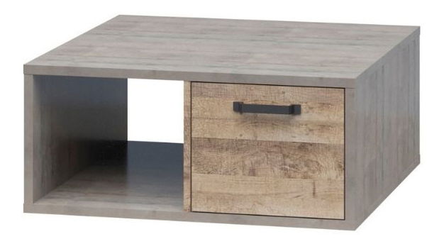 Măsuță cafea Bennie (gri + Stejar nisipiu)