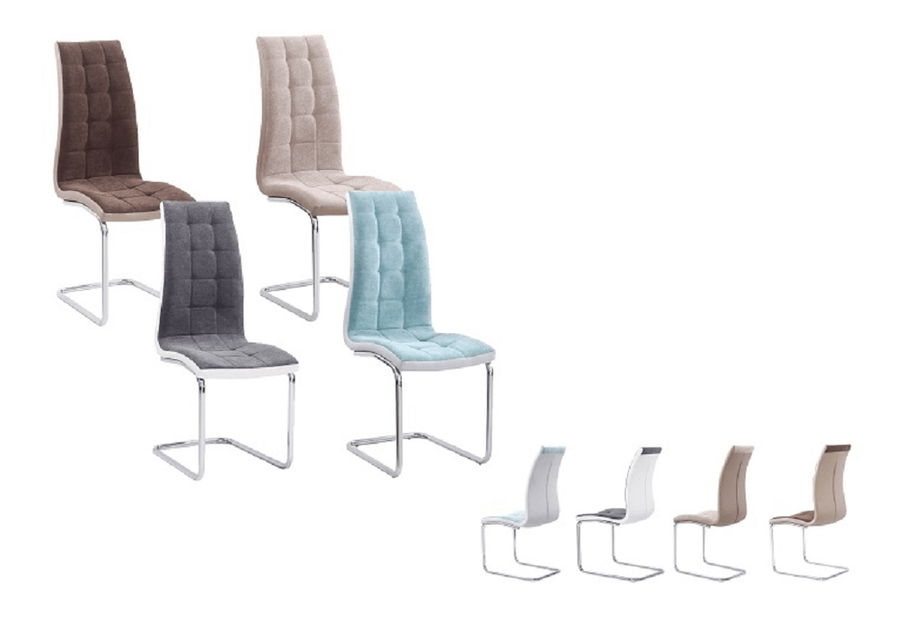 Scaun de sufragerie Santa new (gri deschis + gri închis)