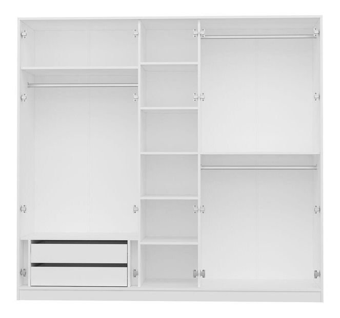 Ruhásszekrény Larimar (fehér)