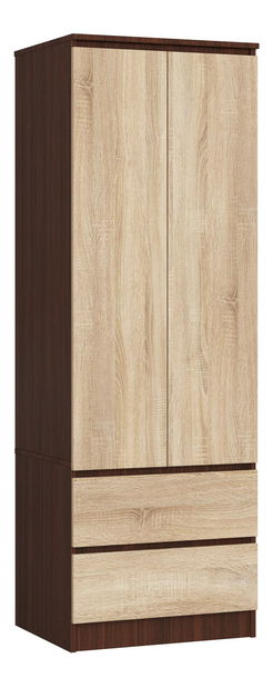 Ormar za garderobu Suman (wenge + hrast sonoma)