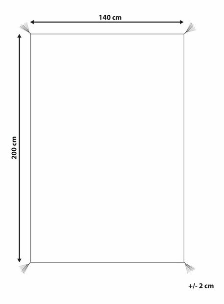 Szőnyeg 140 x 200 cm Noras (többszínű)