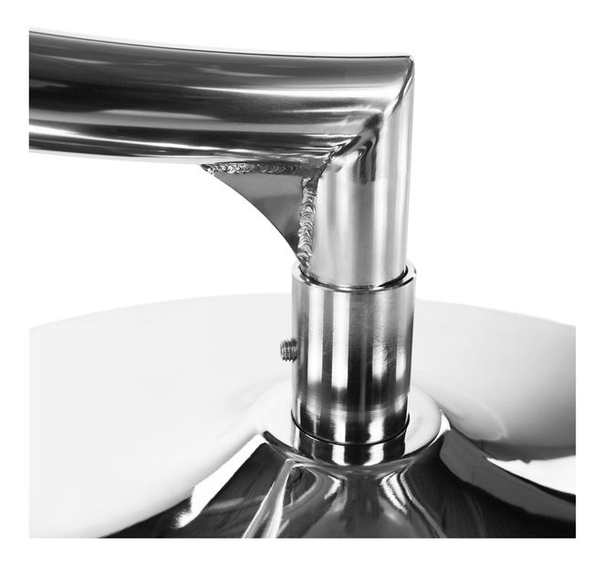 Viseća stolica za ljuljanje Belgica 3 (transparentna + srebrna + siva) 