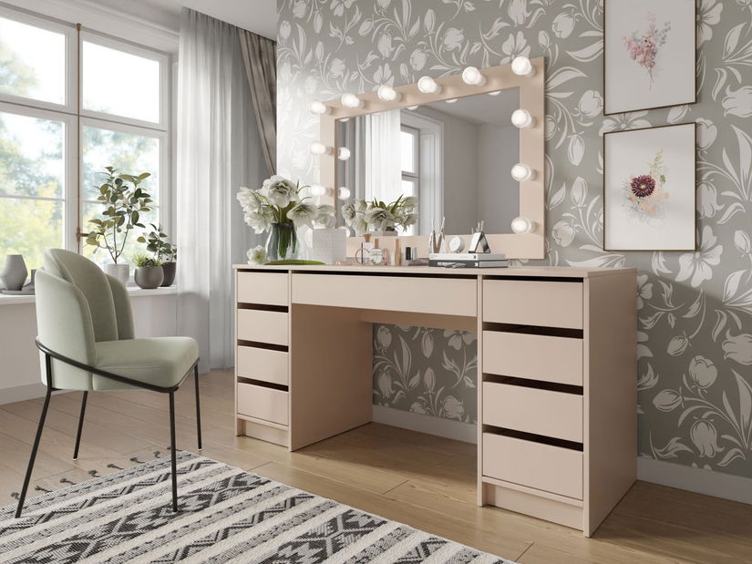 Măsuță toaletă Heranor (nisipiu bej)