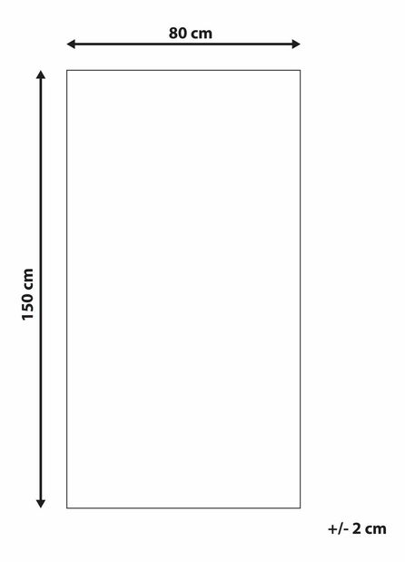 Koberec 80 x 150 cm Gos (biela)