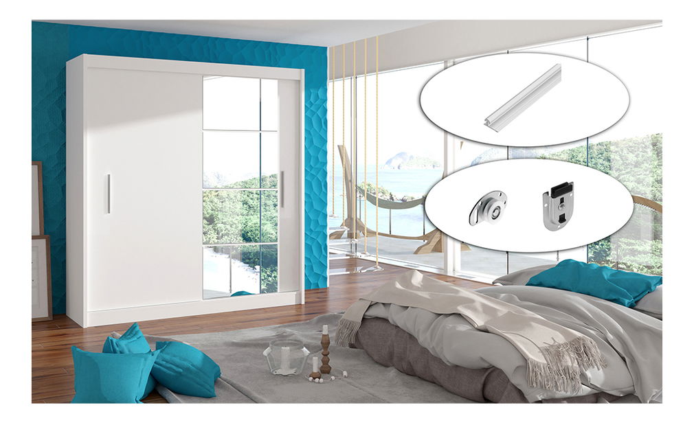 Ormar za garderobu Layla (bijela)