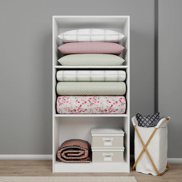 Policová skriňa Luckiny P (biela)