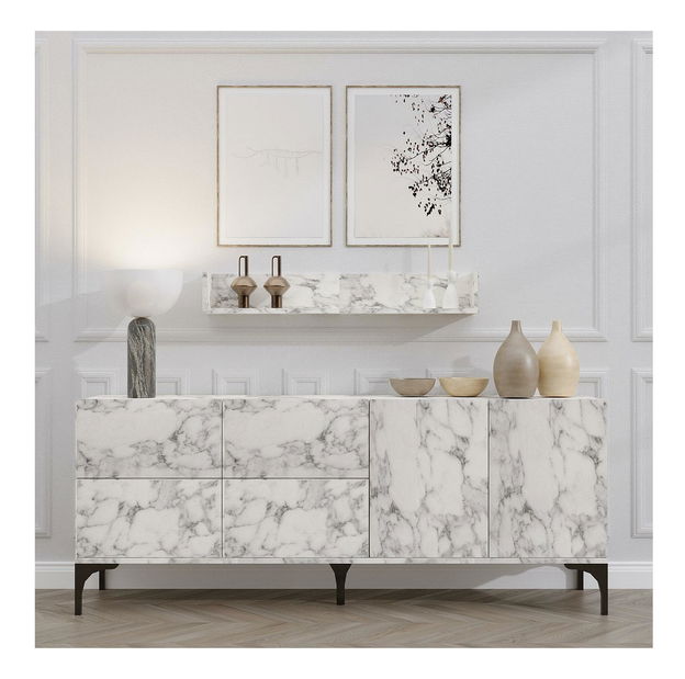 Dulap Aliex 12 (marmură carrara)