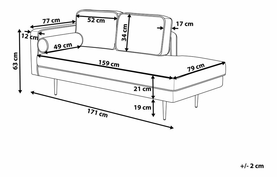 Sofa Mirza (bež) (L)