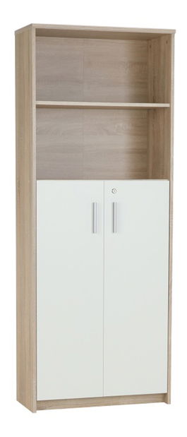 Raft cu dulap Hansa 2 NEW 10 (stejar sonoma + alb)