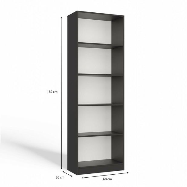 Regál Refarencios 3 (antracit)
